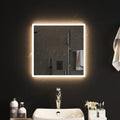 Vidaxl badkamerspiegel led 50x50 cm