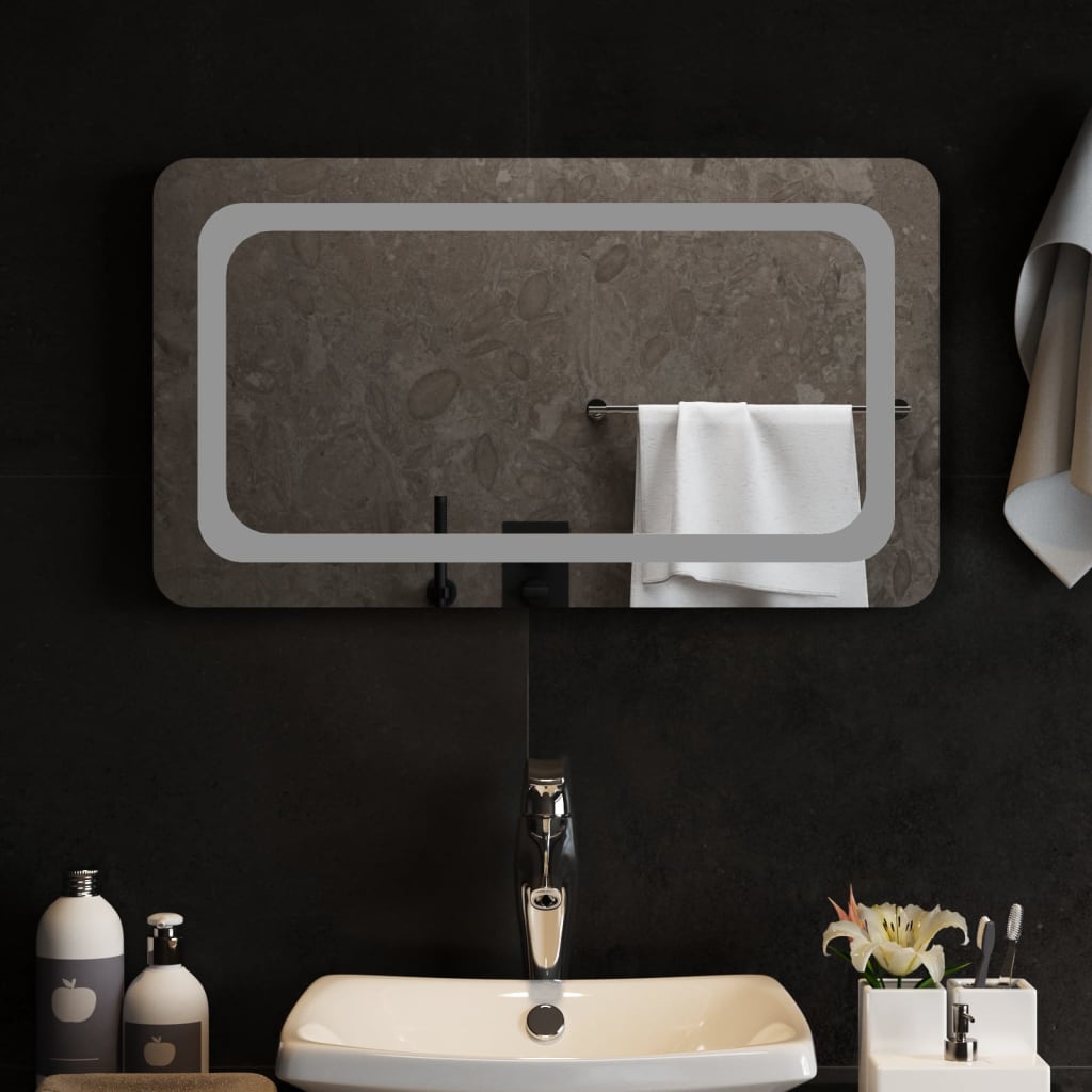 Vidaxl badkamerspiegel led 70x40 cm