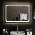 Vidaxl badkamerspiegel led 80x60 cm