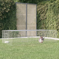 Vidaxl konijnenkooi met 2 panelen 220x110x55 cm gegalvaniseerd ijzer
