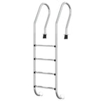 VidaXL Zwembadladder 54x38x184,5 cm 304 roestvrij staal