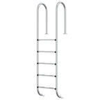 Vidaxl zwembadladder 54x38x211 cm 304 roestvrij staal