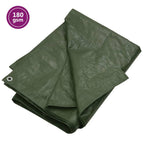 Vidaxl dekzeil 180 g m² 3x4 m hdpe groen