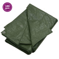 Vidaxl dekzeil 180 g m² 8x10 m hdpe groen