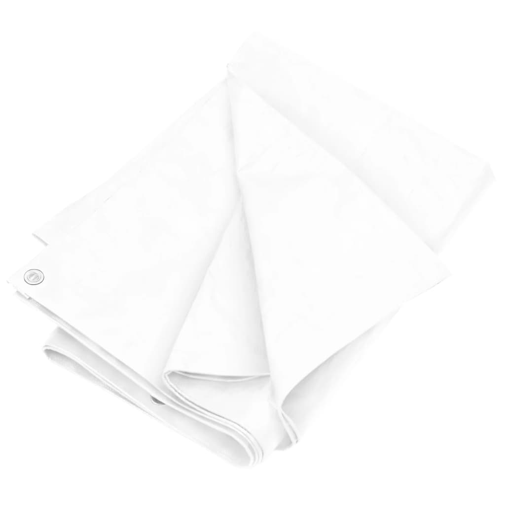 Vidaxl dekzeil 180 g m² 6x8 m hdpe wit