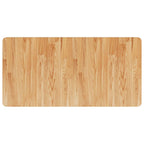 Vidaxl wastafelblad 100x50x1,5cm behandeld massief hout lichtbruin