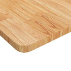 Vidaxl wastafelblad 80x40x2,5cm behandeld massief hout lichtbruin