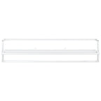 Vidaxl handdoekenrek 95x25x22 cm ijzer wit
