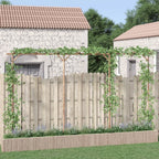 Vidaxl pergola 385x40x205 cm bamboe