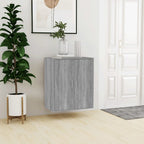 Vidaxl schoenenkast 60x35x70 cm bewerkt hout grijs sonoma eikenkleurig