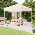 Vidaxl partytent inklapbaar 2x2 m crèmekleurig
