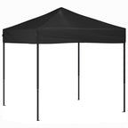 Vidaxl partytent inklapbaar 2x2 m zwart