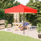 Vidaxl partytent inklapbaar 3x3 m rood