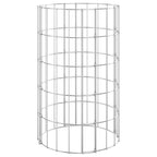 Vidaxl gabion paal rond ø30x50 cm gegalvaniseerd staal