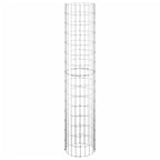 Vidaxl gabion paal rond ø30x150 cm gegalvaniseerd staal