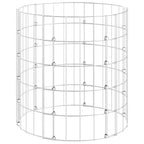 Vidaxl gabion paal rond ø50x50 cm gegalvaniseerd staal