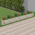 VidaXL Gabion plantenbak verhoogd 540x50x50 cm gegalvaniseerd ijzer