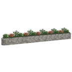 VidaXL Gabion plantenbak verhoogd 610x50x50 cm gegalvaniseerd ijzer