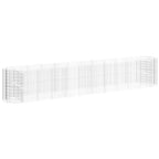 VidaXL Gabion plantenbak verhoogd 600x100x100 cm gegalvaniseerd ijzer