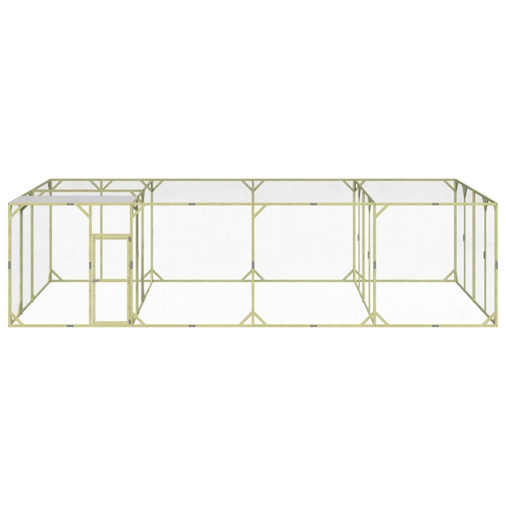VidaXL Kippenhok 800x400x200 cm geïmpregneerd massief grenenhout
