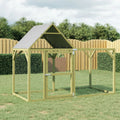 VidaXL Kippenhok 200x100x150 cm geïmpregneerd massief grenenhout