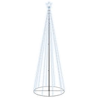 VidaXL Kegelkerstboom 310 LED's 100x300 cm koudwit