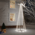 VidaXL Kegelkerstboom 310 LED's 100x300 cm koudwit
