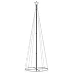 Vidaxl kegelkerstboom 310 led's 100x300 cm meerkleurig