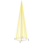 Vidaxl kegelkerstboom 1134 led's warmwit 230x800 cm
