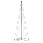 Vidaxl kegelkerstboom 1134 led's warmwit 230x800 cm