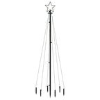 Vidaxl kerstboom met grondpin 108 led's koudwit 180 cm