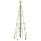Vidaxl kerstboom met grondpin 310 led's meerkleurig 300 cm