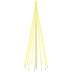 VidaXL Kerstboom met grondpin 732 LED's warmwit 500 cm