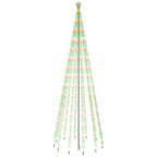 Vidaxl kerstboom met grondpin 732 led's meerkleurig 500 cm