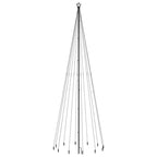 Vidaxl kerstboom met grondpin 732 led's meerkleurig 500 cm
