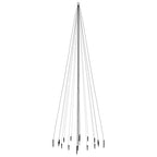 VidaXL Kerstboom met grondpin 1134 LED's warmwit 800 cm