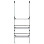 Vidaxl droogrek 3-laags hangend aluminium