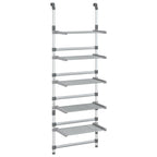 Vidaxl droogrek 5-laags hangend aluminium