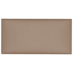 VidaXL Wandpanelen 12 st 2,16 m² 60 x 30 cm kunstleer cappuccinokleur