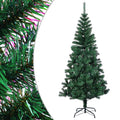 Vidaxl kunstkerstboom met iriserende uiteinden 150 cm pvc groen