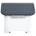 Vidaxl hondenhok grijs 59x75x66 cm polypropyleen