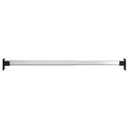 Vidaxl kledingroedes 4 st telescopisch 58-100 cm zilverkleurig