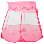 Vidaxl kinderspeeltent met 250 ballen 102x102x82 cm roze