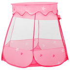 Vidaxl kinderspeeltent met 250 ballen 102x102x82 cm roze
