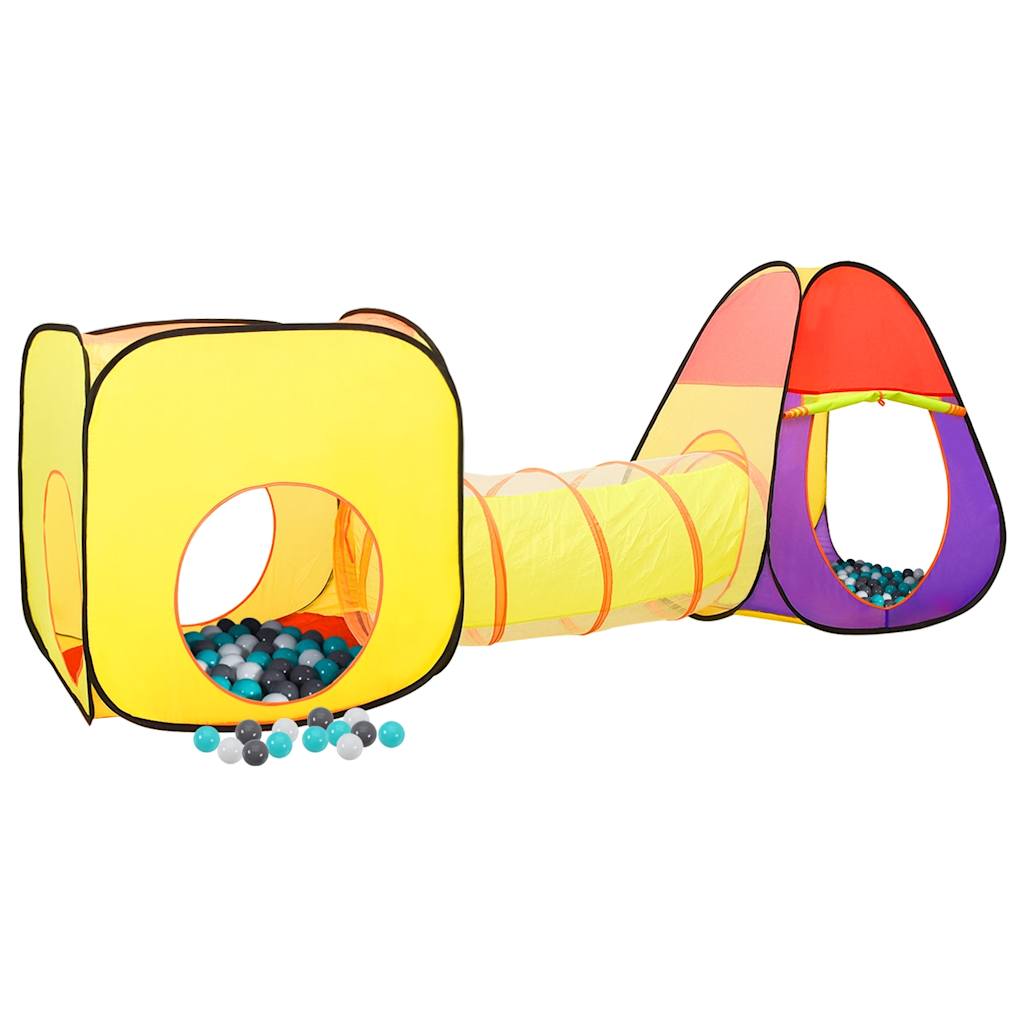 Vidaxl kinderspeeltent met 250 ballen 255x80x100 cm meerkleurig