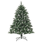 Vidaxl kunstkerstboom met standaard 120 cm pvc