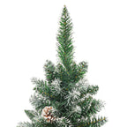 Vidaxl kunstkerstboom smal met standaard 180 cm pvc