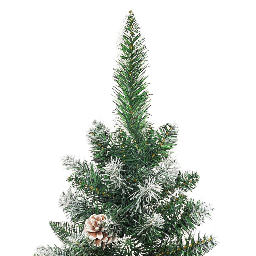 Vidaxl kunstkerstboom smal met standaard 180 cm pvc