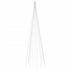 Vidaxl vlaggenmast kerstboom 732 led's meerkleurig 500 cm