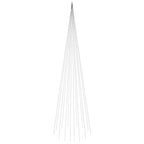 Vidaxl vlaggenmast kerstboom 1134 led's koudwit 800 cm